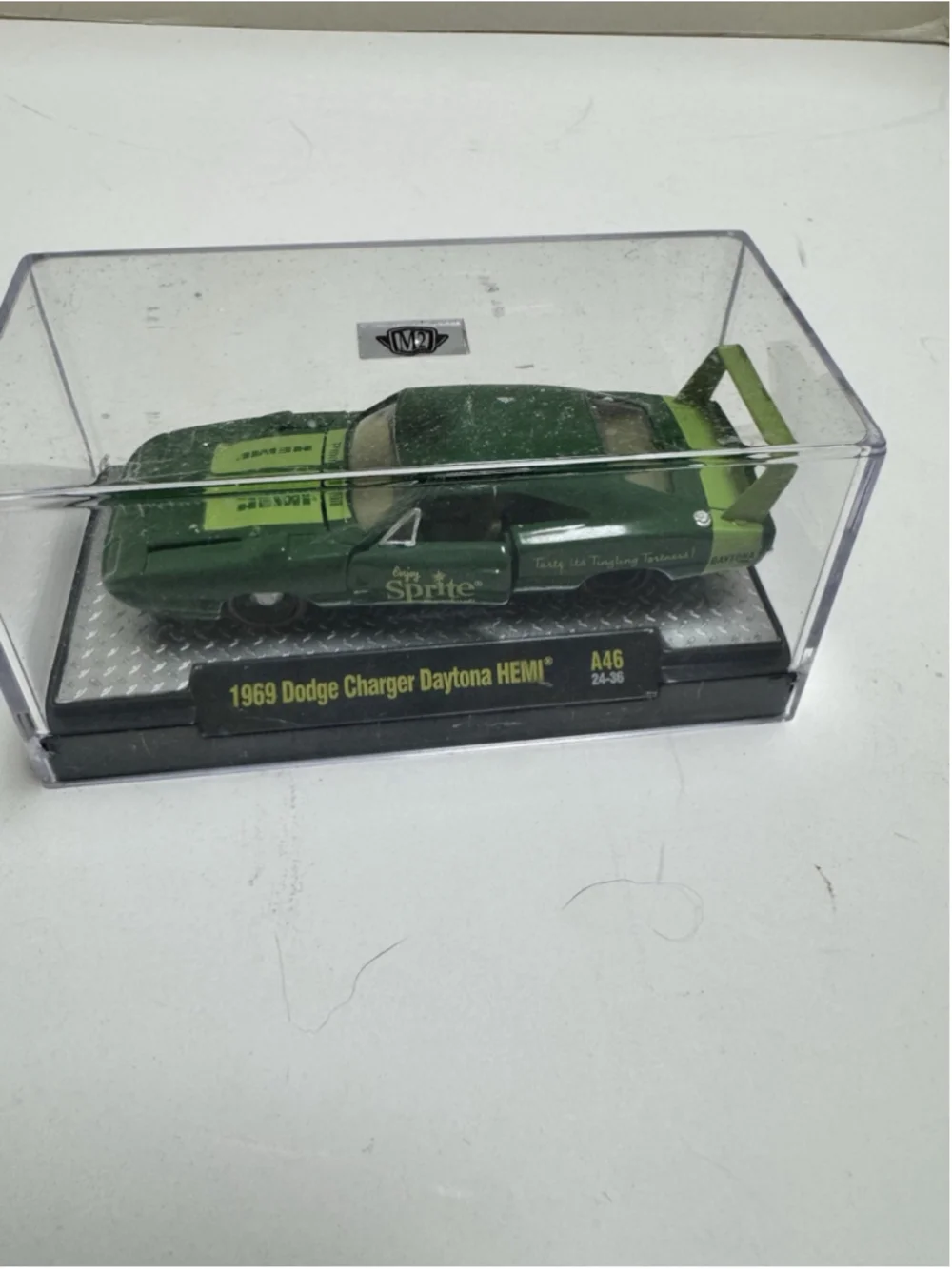 M2 Machines 1969 Dodge Charger Daytona Hemi Sprite Green Die Cast